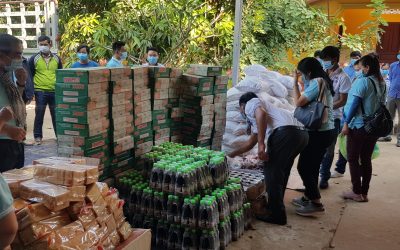 Aiding Cambodian Flood victims