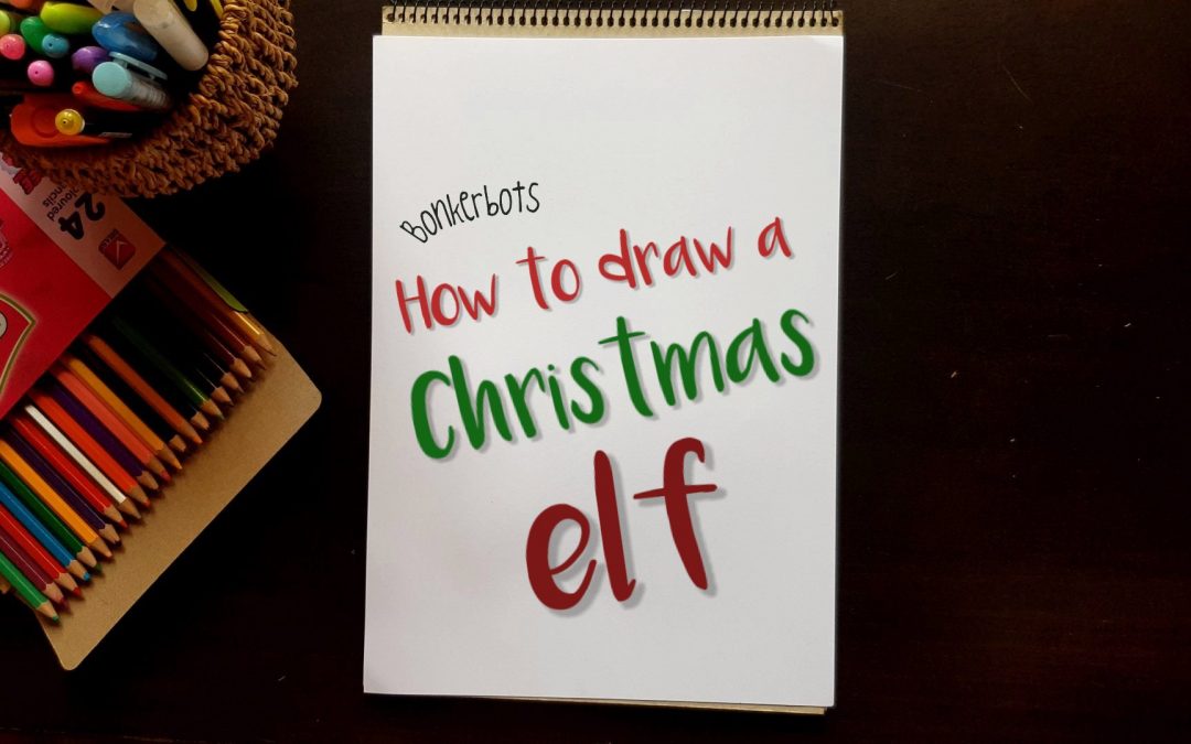 How to draw a Christmas Elf